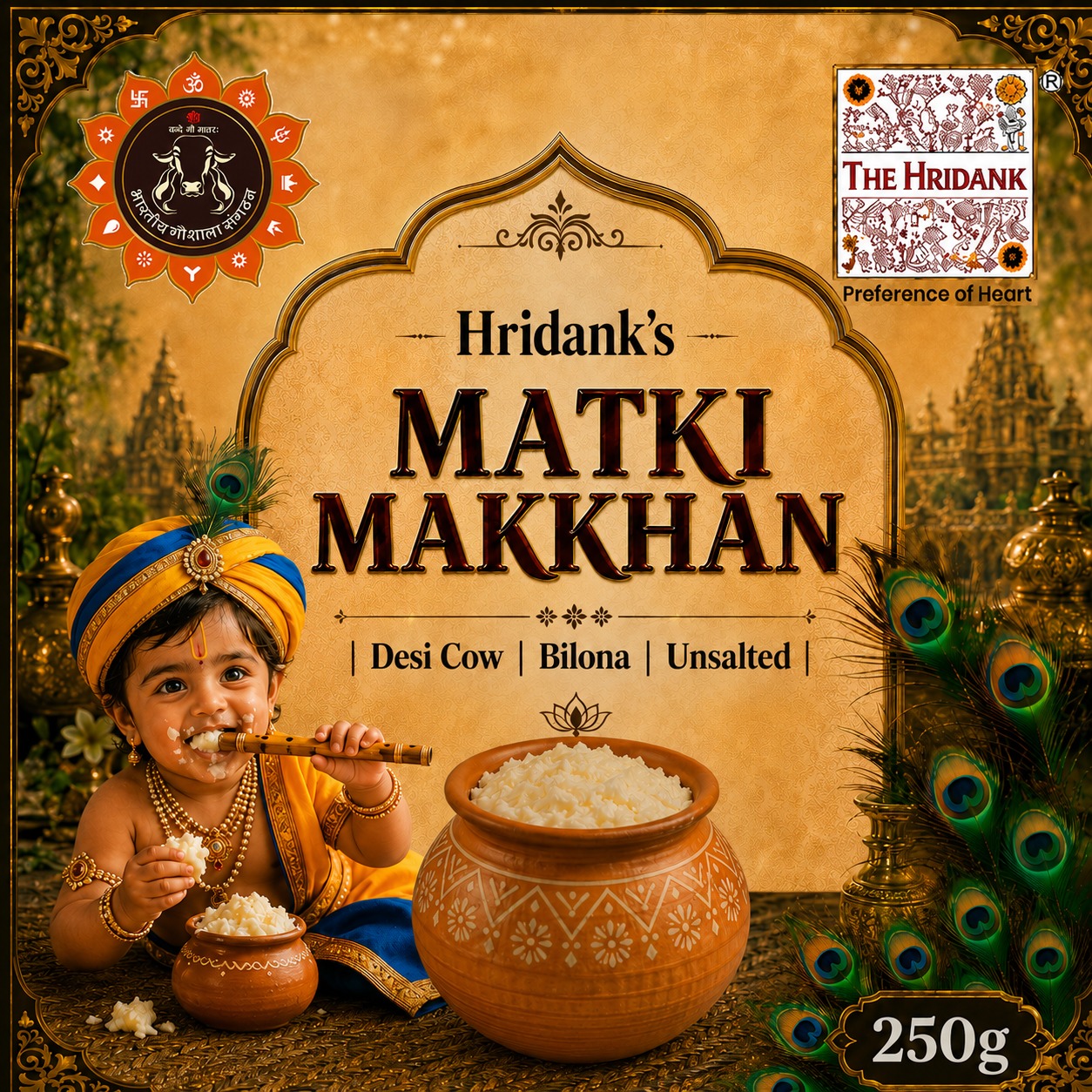 Desi Cow Unsalted Matki Makkhan (Ahmedabad - Gandhinagar only)