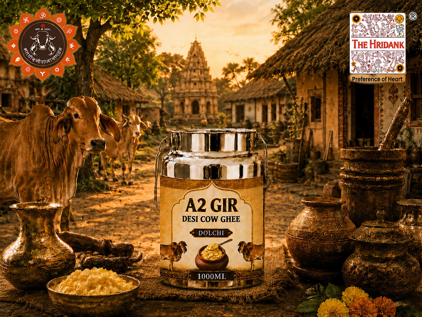 GAU GIR Desi Cow Ghee (Dolchi)
